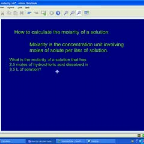 How to calculate molarity