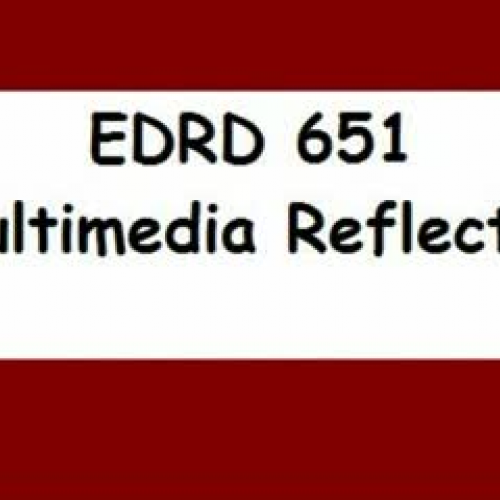 Megan Arcovio's Multimedia Reflection