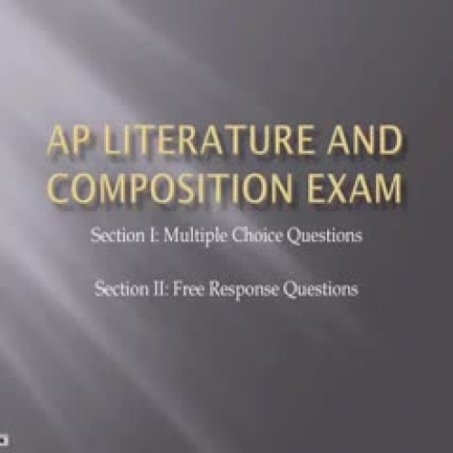 AP Lit Exam Prep 1