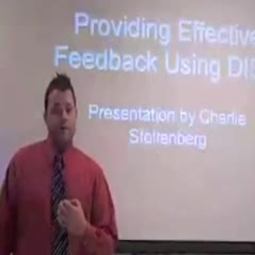 Providing Effective Feedback Using DISC (Part