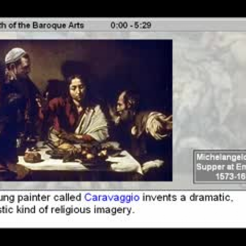 Art and Music: Birth of Baroque Arts