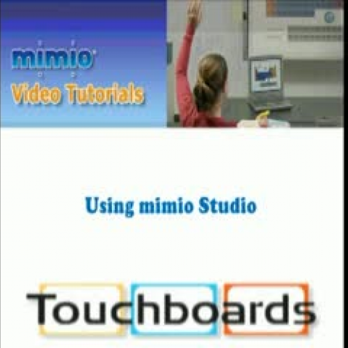 mimio Video Tutorial Using mimio Studio