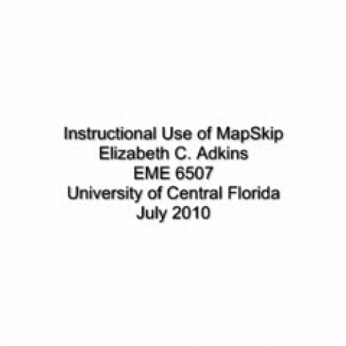 MapSkip Instructional Use Video