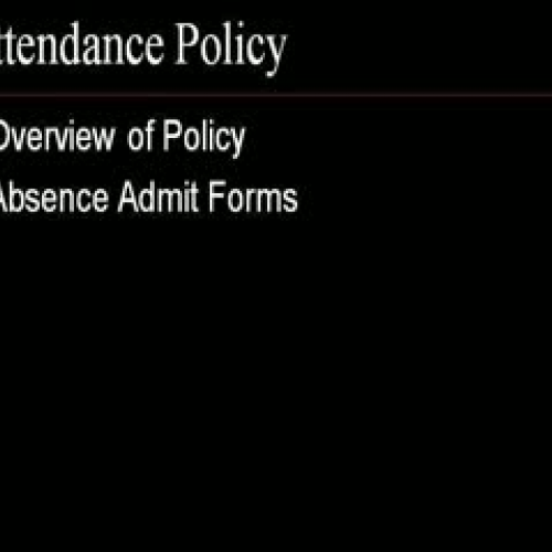 VVHS Attendance Policy