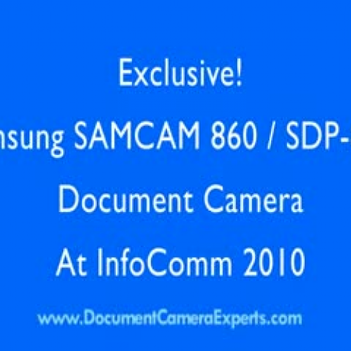 Document Camera Experts - Samsung SamCam 860 