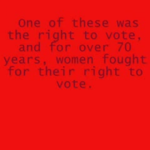 Women's Suffrage