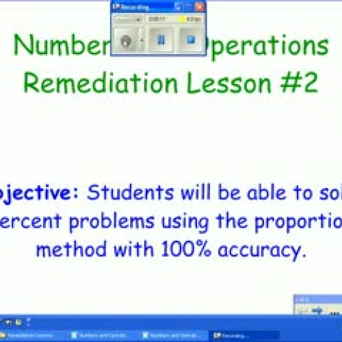 Numbers and Operations Remediation Lesson #2