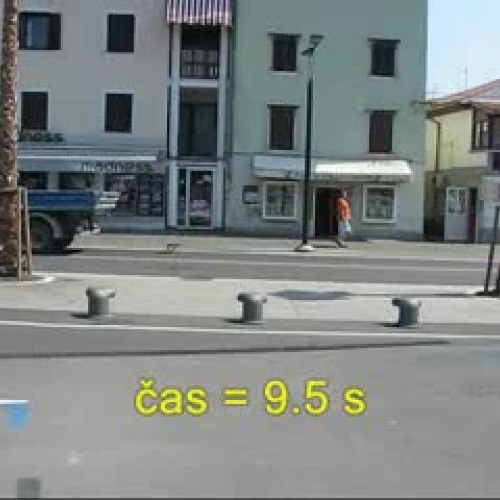 Enakomerno gibanje pešca