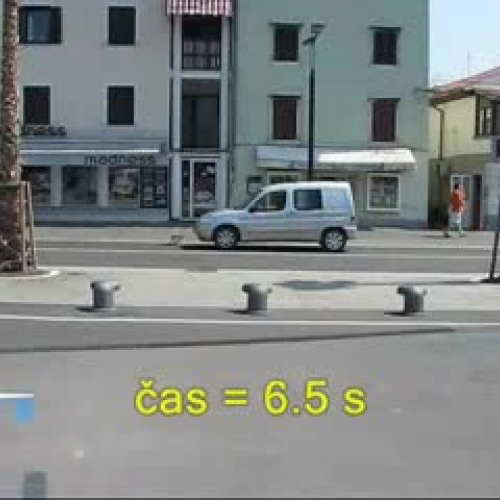 Enakomerno gibanje ?loveka - hitrejša