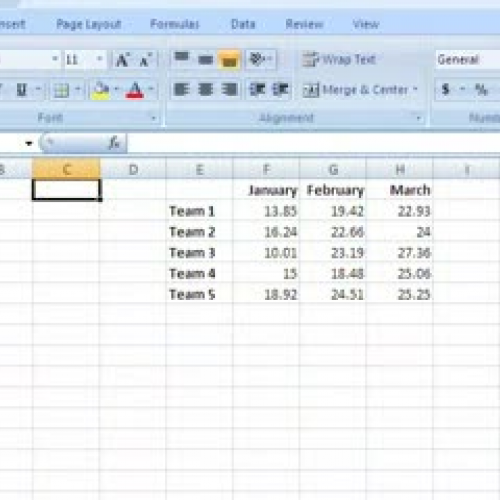 Excel 2007, part 6