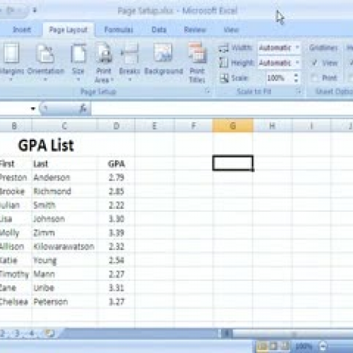 Excel 2007, part 9