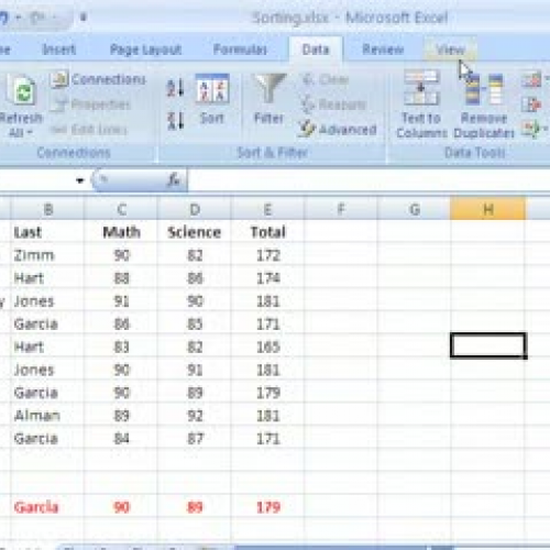 Excel 2007, part 10