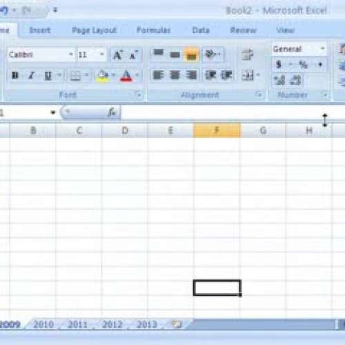 Excel 2007, part 12