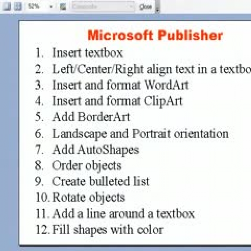 Publisher 2007, part 10