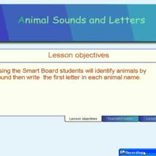 Animal Sounds and Letters - J.O.