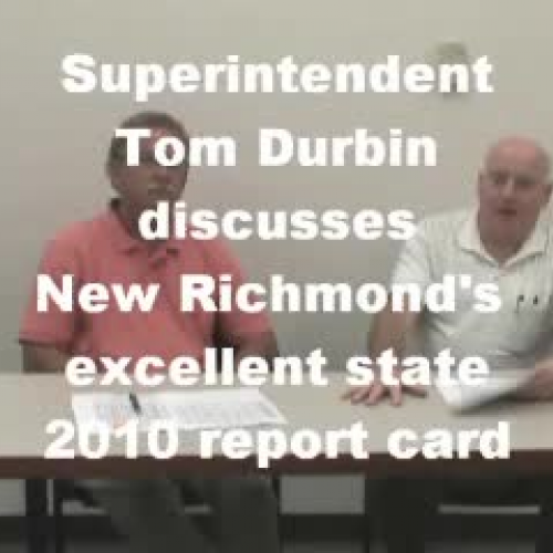 New Richmond gets excellent report card