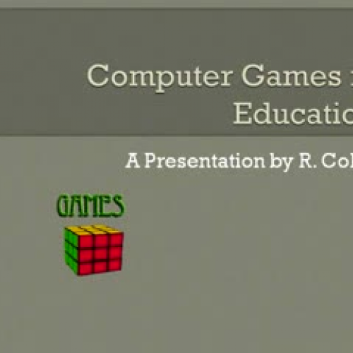 Computer Games in the Classroom