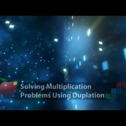 Solving Multiplication Problems Using Duplati