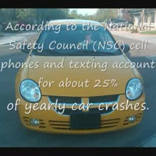 PSA: Don't text and drive!