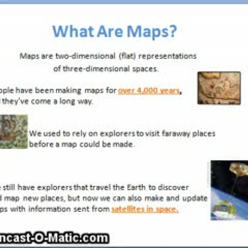 What are maps intro