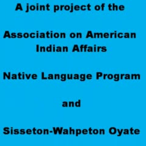 Dakota language phrases Behavior Related