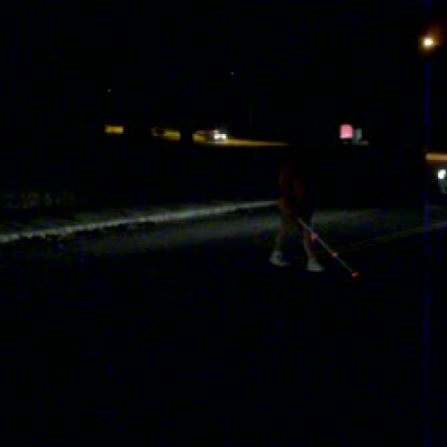 Craig walking - car stops