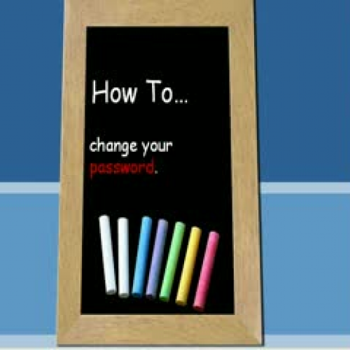 How to change a password