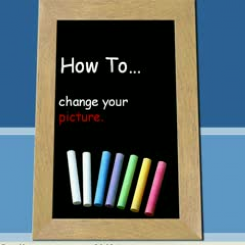 changing your picture