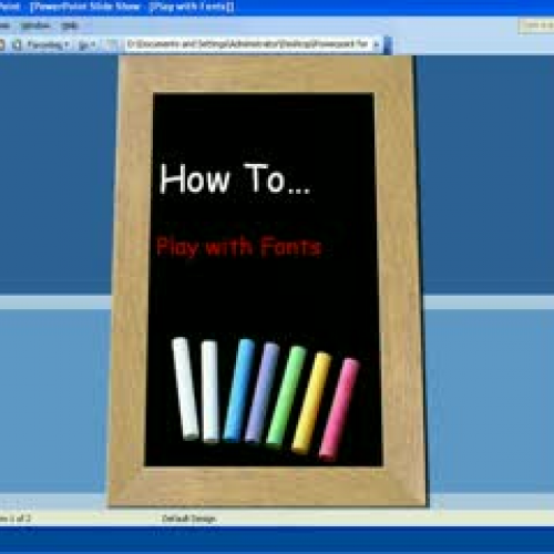 play with font size, color and more