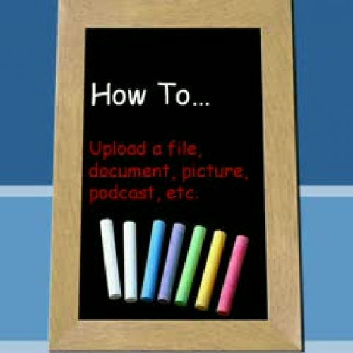 uploading a file, picture etc