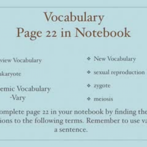 Chapter Three Lesson One