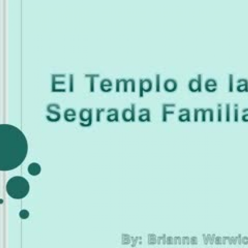 El Templo de la Segrada Familia