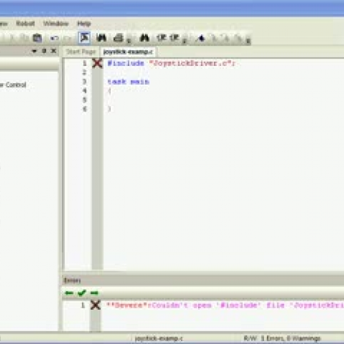 Resolving Include error