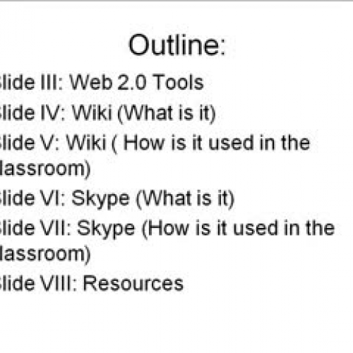 Web 2.0 Tools in the Classroom