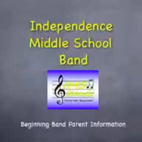 Beginning Band Presentation