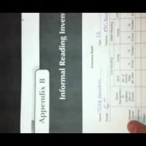 Informal Reading Inventory