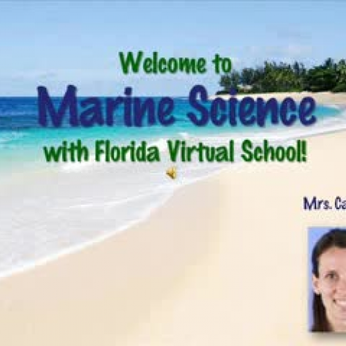 Marine Science Welcome Presentation