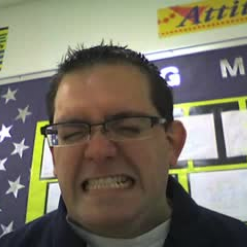 Mr. Hall Clenches his Teeth in Anger