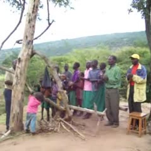 Kenyan Children Singing In West Pokot