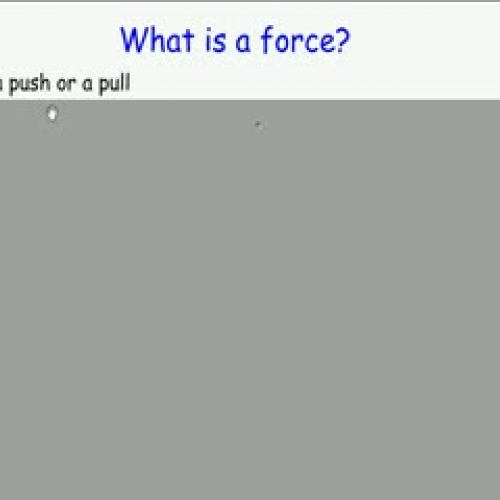 What is force?