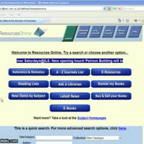 Searching for reading lists