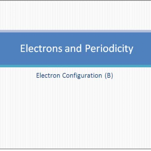 Electron Configuration B