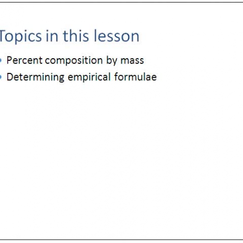 Percent Composition 1