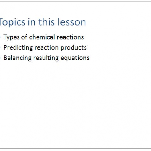 Balancing Equations 3