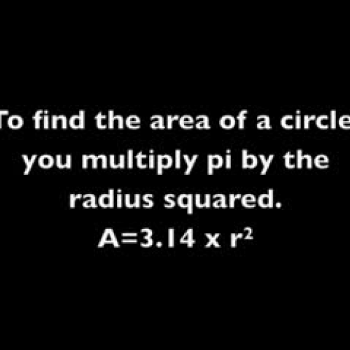 Area of a Circle