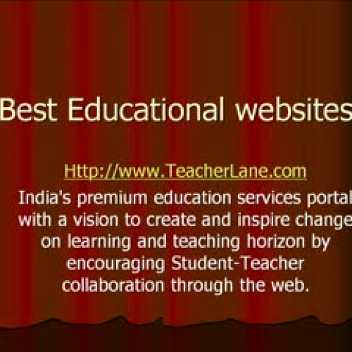 Online resources for Learning and Teaching.