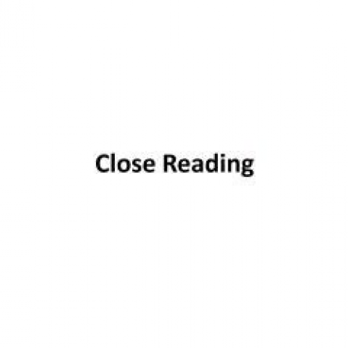 Introduction to Close Reading