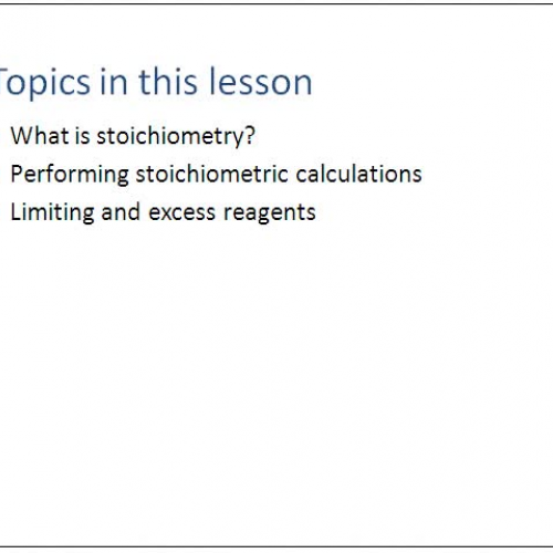 Stoichiometry 1