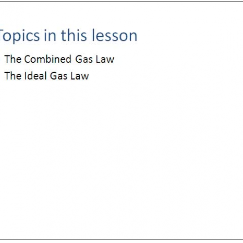 Gas Laws 1.1