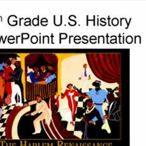 Harlem Renaissance PowerPoint Presentation